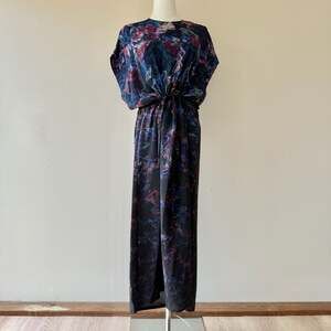 Anntian Silk Printed Maxi Dress  - Made in Germany